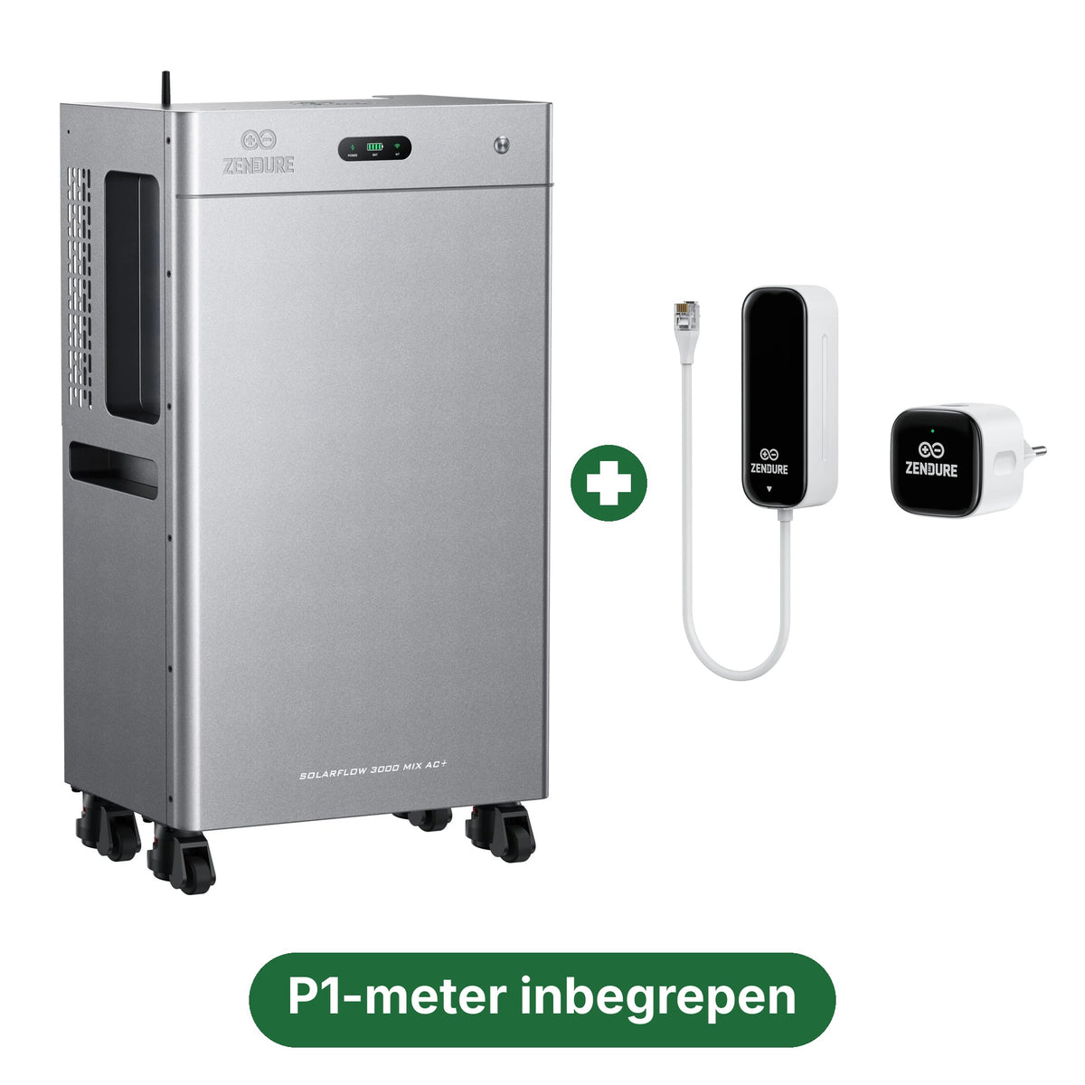 Zendure SolarFlow 3000 Mix AC+ thuisbatterij 8 kWh met Zendure P1-meter inbegrepen